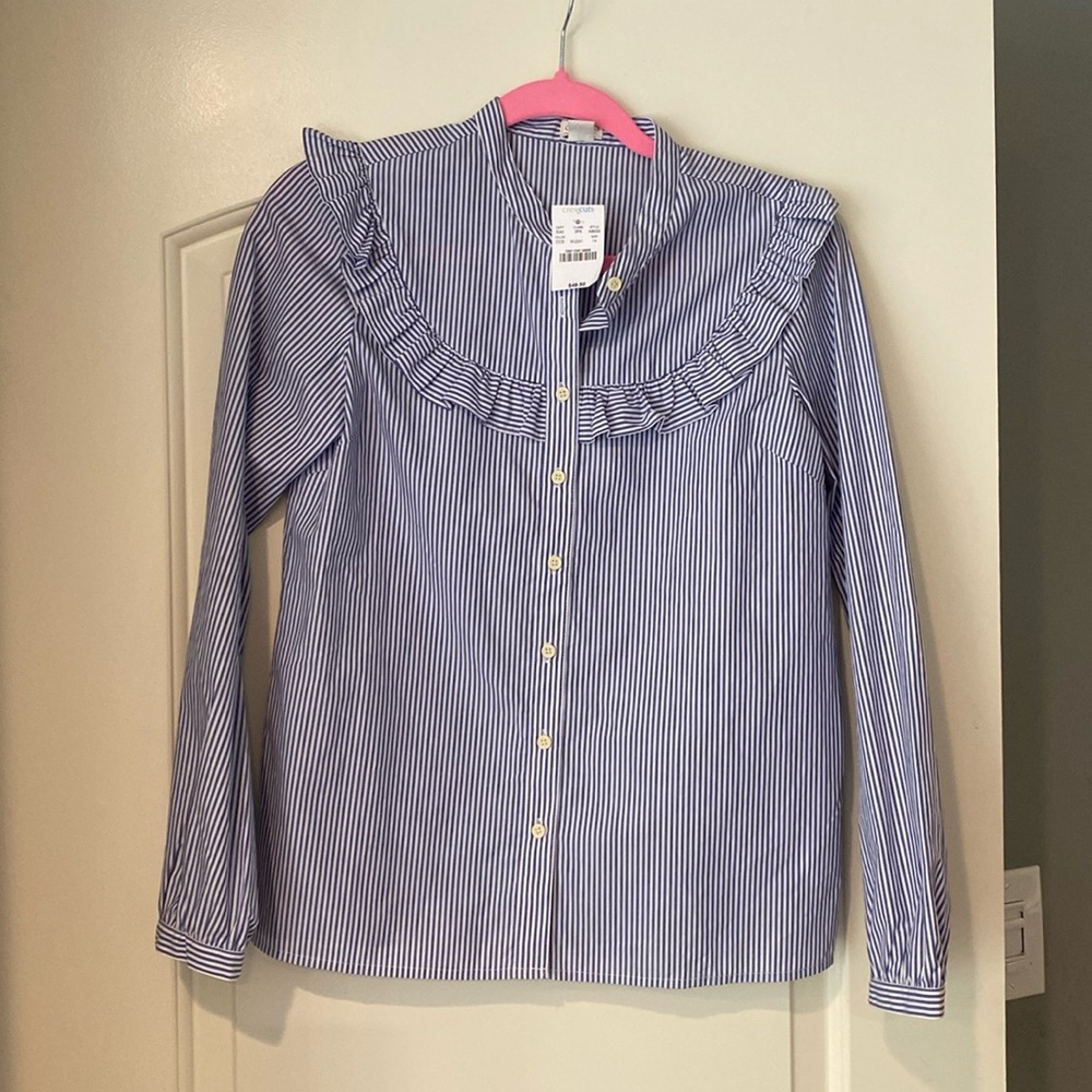 NWT girls button down shirt